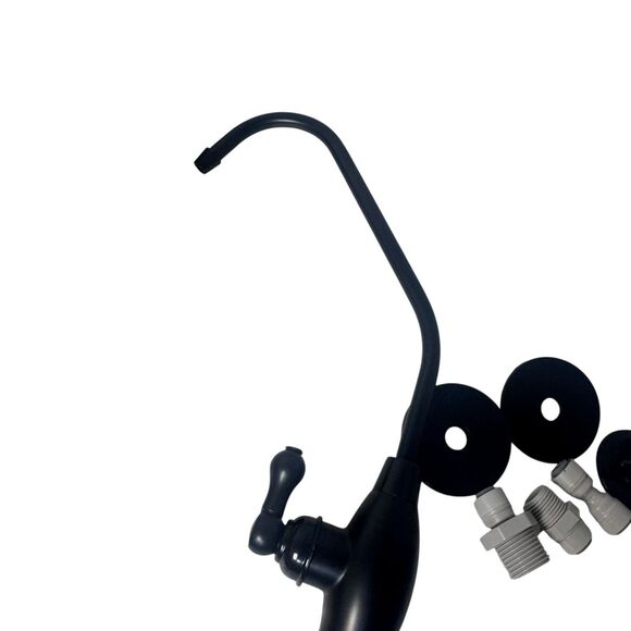 Aquaboon 1 Handle Kitchen Black Chrome Finished RO Faucet Fast Shipping Ab-cl-bm - Picture 12 of 13